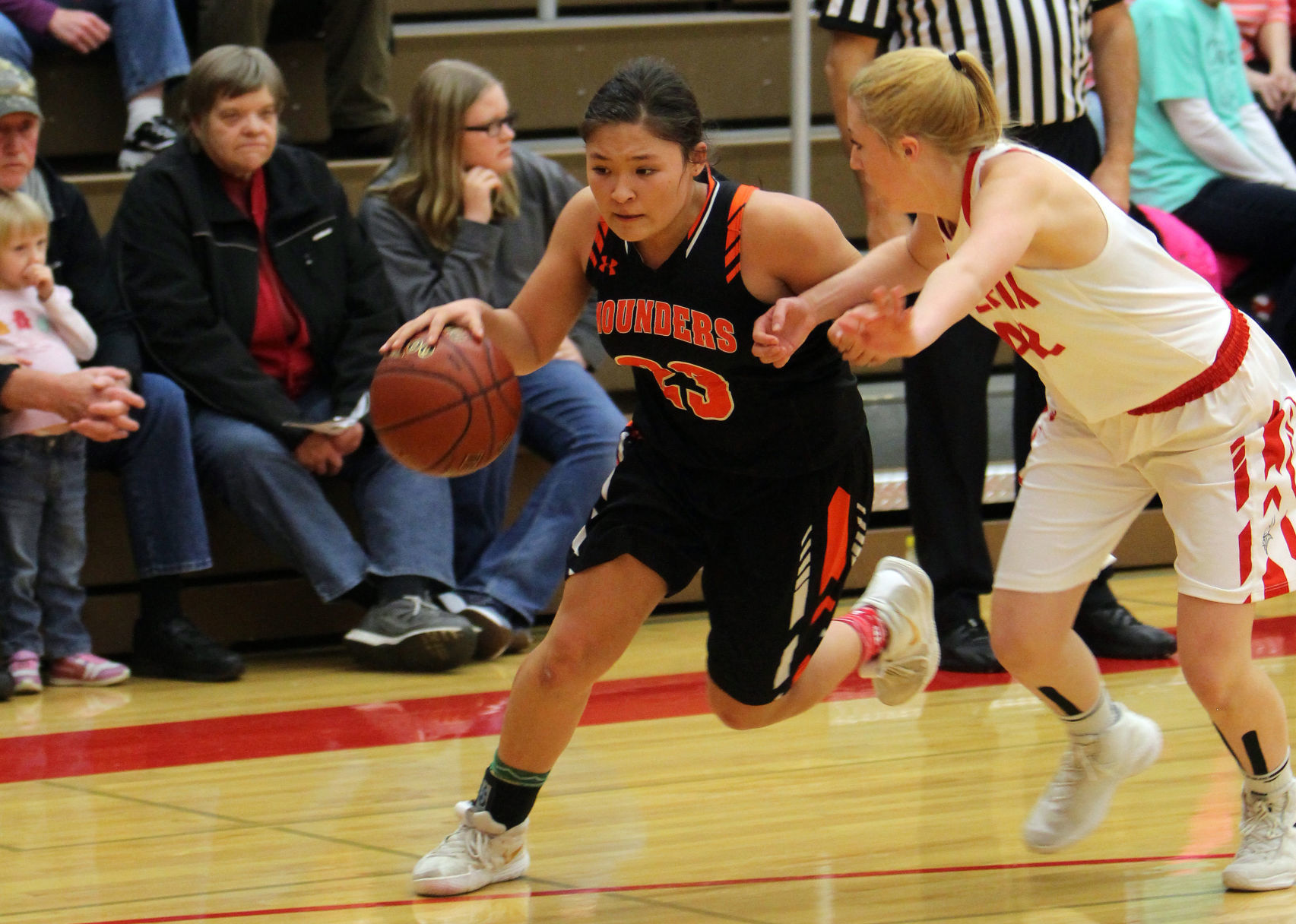 Elk Mound at Colfax girls basketball 12-5-19